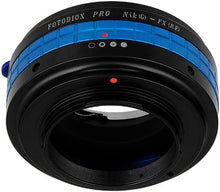 Load image into Gallery viewer, Fotodiox Pro Lens Mount Adapter, Nikon G Lens to Fujifilm X Camera Body (X-Mount), for Fujifilm X-Pro1, X-E1