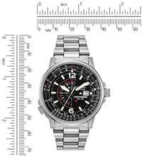 Load image into Gallery viewer, Citizen Eco-Drive Promaster Nighthawk Quartz Mens Watch, Stainless Steel, Pilot watch, Silver-Tone (Model: BJ7000-52E)