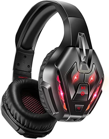 PHOINIKAS Wireless Bluetooth Gaming Headset, Stereo hot Over Ear Headphones