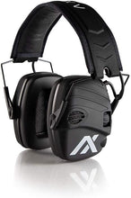 Load image into Gallery viewer, AXIL TRACKR All Purpose Earmuffs | True Noise Isolation, Sweat & Water Resistant with Built-in 2-Directional Microphone, Used for Tactical, Auto Racing, Shooting, Hunting, Industrial, Construction