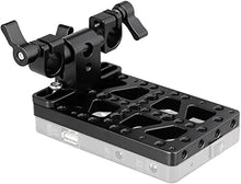 Load image into Gallery viewer, CAMVATE Battery Cheese Plate with 360° Swivel 15mm Rod Clamp for Anton Bauer Gold Mount Power Adapter(NOT Compatible V-Lock)