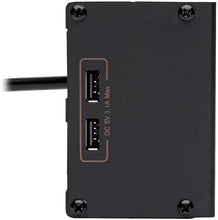 Load image into Gallery viewer, Tripp Lite Isobar 4 Outlet Surge Protector Power Strip with 2 USB Charging Ports, 8ft Long Cord, Right-Angle Plug, Metal, 3330 Joules, Lifetime Limited Warranty & $50K Insurance (IBAR4ULTRAUSBB),Black