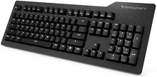 Load image into Gallery viewer, Das Keyboard Prime 13 Backlit Wired Mechanical Keyboard, Cherry MX Brown Mechanical Switches, Clean White LED Backlit Keys, USB pass-through, Aluminum Top Panel (104 keys, Black)