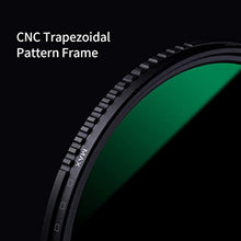 Load image into Gallery viewer, K&F Concept 67mm Variable Neutral Density Filter ND8-ND2000 (3-11stop) Hydrophobic Adjustable ND Filter with 24 Multi-Layer Coatings for Camera Lens