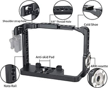 Load image into Gallery viewer, NICEYRIG Cage with Rosette Adapter for Sony Alpha 1/A7SIII/A7RIII/A7RIV/A7III/A7SII/A7RII/A7II - 399