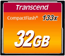 Load image into Gallery viewer, Transcend 32GB CompactFlash Memory Card 133x (TS32GCF133)
