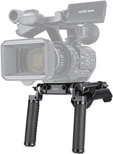 Load image into Gallery viewer, NICEYRIG 15mm Rod Rail Shoulder Rig Support System Applicable for Canon C300 C200 C100, Sony FS7 FS5 FX9, RED DSMC2 Cinema Camcorder and DSLR Camera, Rosette Mount Heavy Rig - 410