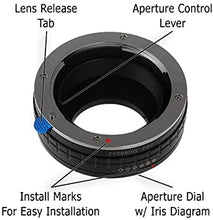 Load image into Gallery viewer, Fotodiox PRO Lens Mount Adapter, Sony A-Mount, Minolta Maxxum AF Lens to Nikon 1-Series Camera, fits Nikon V1, J1 Mirrorless Cameras, Sony(a)-Nik(1) PRO