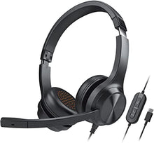 Load image into Gallery viewer, Creative Chat USB On-Ear Headset with Swivel-to-Mute Noise-Cancelling Boom Mic, Mic-Monitoring, SmartComms Kit, Playback and Calls Control for PC, Mac, Consoles