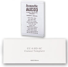 Load image into Gallery viewer, Acoustic Audio HD-6c In-Wall 6.5" Center Channel Speaker In Ceiling 350 Watt