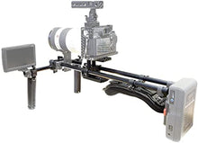 Load image into Gallery viewer, NICEYRIG 15mm Shoulder Pad Rig Support System with Riser Base Plate Mount, 15mm Rod and Handle Grips for DSLR Camera Run-and-Shot