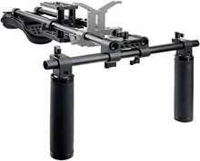 Load image into Gallery viewer, NICEYRIG 15mm Shoulder Pad Rig Support System with Riser Base Plate Mount, 15mm Rod and Handle Grips for DSLR Camera Run-and-Shot