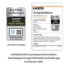 Load image into Gallery viewer, Zeskit Maya 8K 48Gbps Certified Ultra High Speed HDMI Cable 23ft CL3 In Wall Rated, 4K120 8K60 eARC HDR HDCP 2.2 2.3 Compatible with Dolby Vision Apple TV 4K Roku Sony LG Samsung Xbox Series X PS4 PS5