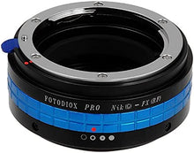 Load image into Gallery viewer, Fotodiox Pro Lens Mount Adapter, Nikon G Lens to Fujifilm X Camera Body (X-Mount), for Fujifilm X-Pro1, X-E1