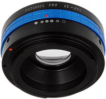 Load image into Gallery viewer, Fotodiox Pro Lens Mount Adapter, for Mamiya ZE (35mm) Lens to Canon EOS EF Mount DSLR Camera Body