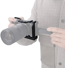 Load image into Gallery viewer, NICEYRIG Aluminum Cage for Sony Alpha A7C, with 1/4 3/8 Thread NATO Rail Cold Shoe - 419