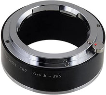 Load image into Gallery viewer, Fotodiox Pro Lens Mount Adapter Compatible with Leica M Visoflex SLR Lens to Canon EOS (EF, EF-S) Mount D/SLR Camera Body - with Gen10 Focus Confirmation Chip