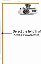 Load image into Gallery viewer, PowerBridge Solutions ONE-PRO-24 Single in-Wall Cable Management for Wall-Mounted TVs, 24' Romex Cable