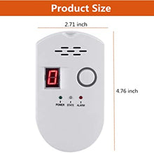 Load image into Gallery viewer, Natural Gas Detector, Gas Leak Detector, Home Gas Alarm, Natural Gas Propane Leak Alarm, High Sensitivity LPG LNG Coal Natural Gas Leak Detection, Gas Leak Alarm Monitor Sensor (1)