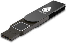 Load image into Gallery viewer, Thetis FIDO2 Security Key Fingerprint USB A, Two Factor Authenticator, Multi-Layered Protection HOTP / U2F Compatible Windows, MacOS, Gmail, Linux for Office Business - Black