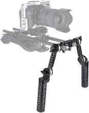 Load image into Gallery viewer, NICEYRIG Rosette Handle Kit with Extension Arm M6 Threaded Applicable for 15mm DSLR Shoulder Pad Rig System - 271