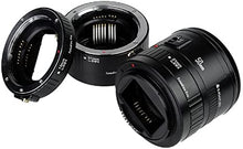 Load image into Gallery viewer, Fotodiox Pro Canon EOS Auto Macro Extension Tube Set Kit for Extreme Close-Up with Autofocus and Auto-Exposure