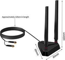 Load image into Gallery viewer, Fenvi AXE3000Pro WiFi 6E AX210 PCI-E WiFi Card Tri-Band Wireless Gigabit BT5.2 802.11ax 2.4Ghz 5Ghz 6Ghz MU-MIMO 160MHZ Desktop PC PCIe Network Adapter for Windows 10 with 1.2m SMA high gain Antenna