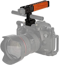 Load image into Gallery viewer, NICEYRIG Camera NATO Top Handle Handgrip with 15mm Rod Clamp Cold Shoe Mounts QR for DSLR Cameras/Camcorder/Action Cameras Cages