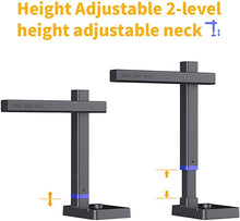 Load image into Gallery viewer, CZUR Shine800-A3-Pro Professional Height Adjustable USB Document Camera, A3&A4 Document Scanner with OCR Function for MacOS and Windows