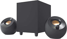 Load image into Gallery viewer, Creative Pebble Plus 2.1 USB-Powered Desktop Speakers with Powerful Down-Firing Subwoofer and Far-Field Drivers, Up to 8W RMS Total Power for Computer PCs and Laptops (Black)