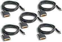 Load image into Gallery viewer, Cablelera DisplayPort to DVI Cable (ZPK016SI-05) Pack of 5
