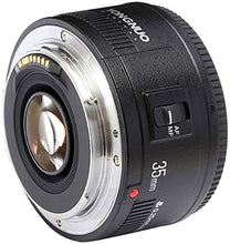 Load image into Gallery viewer, YONGNUO YN35mm F2 Lens 1:2 AF/MF Wide-Angle Fixed/Prime Auto Focus Lens for Canon EF Mount EOS Camera