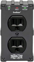 Load image into Gallery viewer, Tripp Lite Isobar Surge Protector Power Strip, Lifetime Limited Warranty Black
