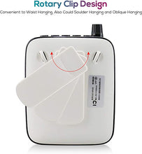 Load image into Gallery viewer, Voice Amplifier, SHIDU Original Wireless Voice Amplifiers 10W Rechargeable Portable Mini PA System Speaker with UHF Wireless Microphone Headset for Teachers, Yoga, Tour Guides, Coaches, Classroom