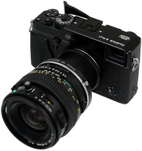 Load image into Gallery viewer, Fotodiox Pro Lens Mount Adapter, Mamiya 645 Lens to Fujifilm X (X-Mount) Camera Body, for Fujifilm X-Pro1, X-E1