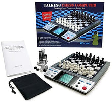 Load image into Gallery viewer, iCore Electronic Chess Set, Talking Chess Board Games for Kids Improving Chess Skills, Portable Travel Chess Computer Set for Adults, Unique Chess Program for Chess Master Winning Games