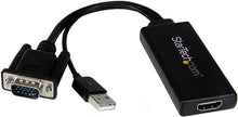 Load image into Gallery viewer, StarTech.com VGA to HDMI Adapter with USB Audio - VGA to HDMI Converter for Your Laptop / PC to HDTV - AV to HDMI Connector (VGA2HDU)