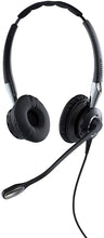 Load image into Gallery viewer, Jabra 2400 II USB DUO CC Wired Call Center Headset for Softphone with Noise Cancelling Microphone, Optimized for Unified Communication