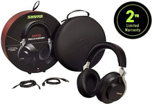 Load image into Gallery viewer, Shure AONIC 50 Wireless Noise Cancelling Headphones, Premium Studio-Quality Sound, Bluetooth 5 Wireless Technology, Comfort Fit Over Ear, 20 Hours Battery Life, Fingertip Controls - Black