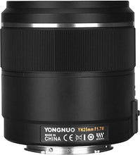 Load image into Gallery viewer, Yongnuo YN25mm F1.7M Auto Focus Standard Prime Lens, Mirrorless Micro Four Thirds, Compatible with Olympus and Panasonic Cameras