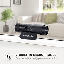 Load image into Gallery viewer, AVerMedia Live Streamer CAM 313: Full HD 1080P Streaming Webcam, Privacy Shutter, Dual Microphone, 360 Degree Swivel Design, Exclusive AI Facial Tracking Stickers. (PW313)