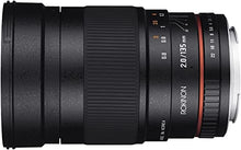 Load image into Gallery viewer, Rokinon 135mm F2.0 ED UMC Telephoto Lens for Sony E-Mount (NEX) Interchangeable Lens Cameras