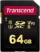 Load image into Gallery viewer, Transcend 64GB SDHC 700S Memory Card UHS-IITS64GSDC700S
