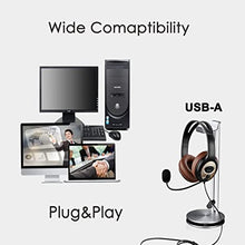 Load image into Gallery viewer, Emaiker Utra Comfort USB Headset with Noise Cancelling Microphone, Over Ear Stereo Computer Headphones with Mic fro PC Laptop for Dragon Dictation Teams Conference Office Work Skype Zoom Meeting Call