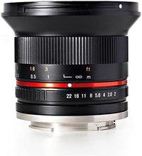 Load image into Gallery viewer, Rokinon 12mm F2.0 NCS CS Ultra Wide Angle Lens for Fuji X Mount Digital Cameras (Black) (RK12M-FX) - Fixed