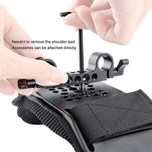 Load image into Gallery viewer, NICEYRIG Steady Shoulder Mount / Shoulder Pad for Video Camcorder Camera DV/DC Support System DSLR Rig (15mm Railblock)