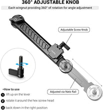 Load image into Gallery viewer, SMALLRIG Rosette Extension Arm Dogbone with Length Adjustable, M6 Rosette 31.8mm - 1870