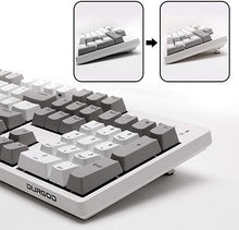Load image into Gallery viewer, Durgod Taurus K310 Mechanical Gaming Keyboard - 104 Keys - Double Shot PBT - NKRO - USB Type C (Cherry Red, White)