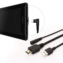 Load image into Gallery viewer, HUION 3-in-1 Cable for KAMVAS Pro 16 Pro 13 GT-133 and Pro 12 GT-116 Graphics Drawing Monitor with HDMI, Power and USB Cables Included