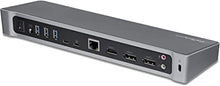 Load image into Gallery viewer, StarTech.com USB-C Dock - 4K Triple Monitor Laptop Docking Station with Dual DisplayPort & HDMI - 100W Power Delivery - USB-C, 4x USB-A Hub - USB 3.1 Gen 1 Type-C Dock - Windows & MacBook (DK30CH2DEP)
